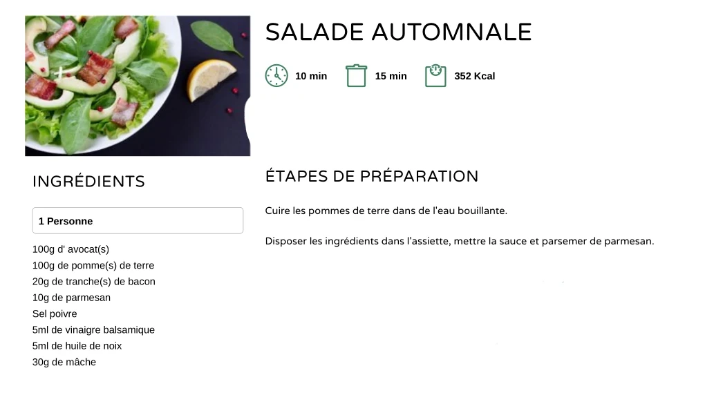 Salade Automnale