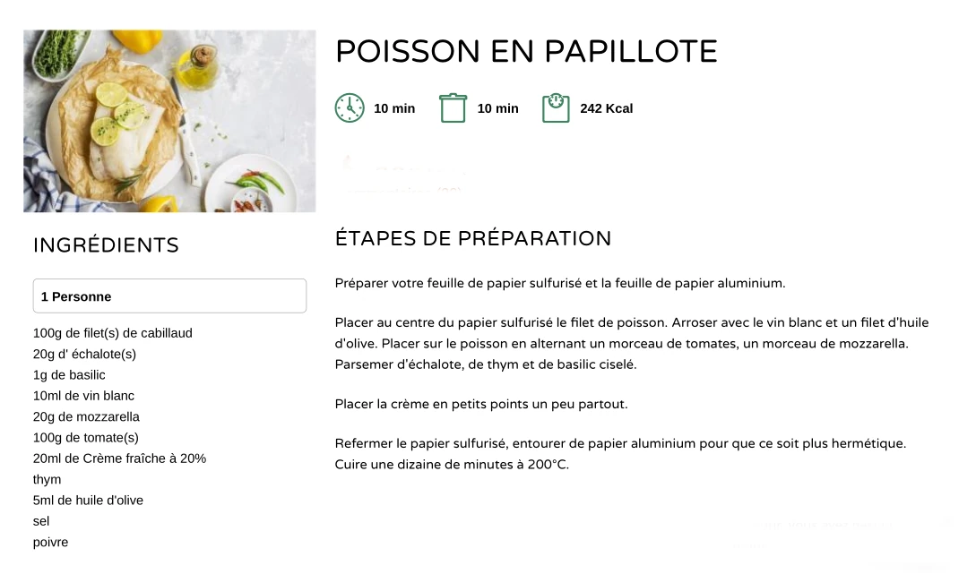 Poisson En Papillote